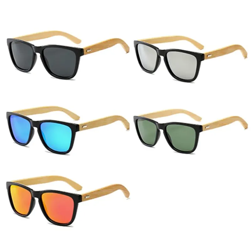 Wooden Bamboo Arm Sunglasses Polarized