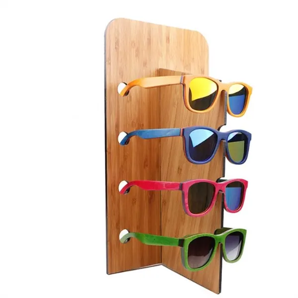 Wooden Glasses Display Shelf