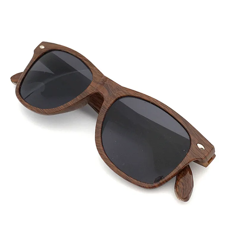 Wooden Texture Sunglasses With Bottle Opener