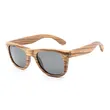 Zebra Wooden Sunglasses