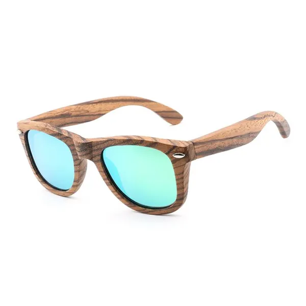 Zebra Wooden Sunglasses