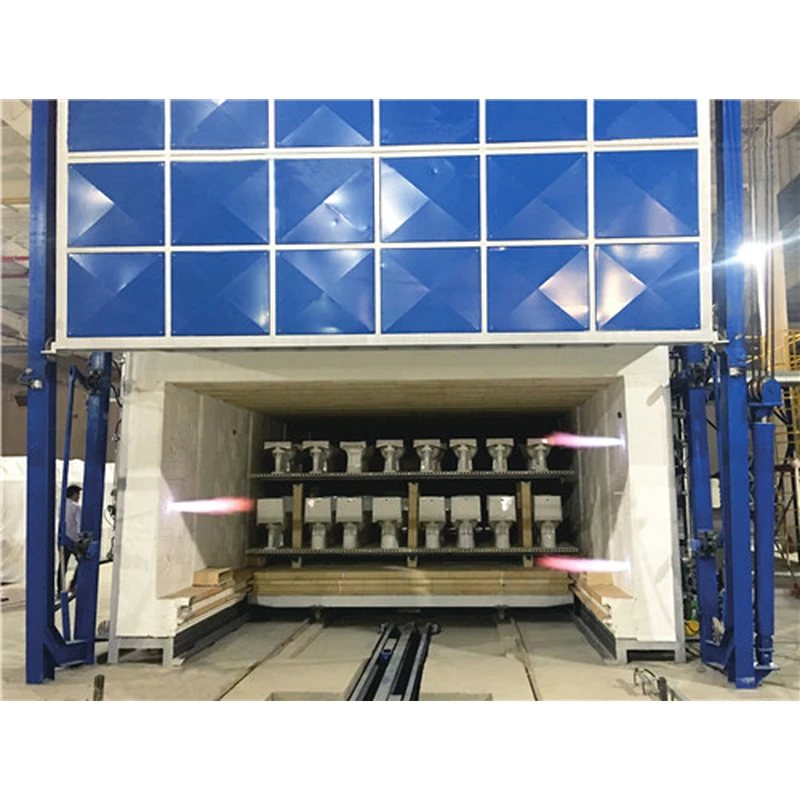 “20-120 cubic meters sanitary ware shuttle kiln“