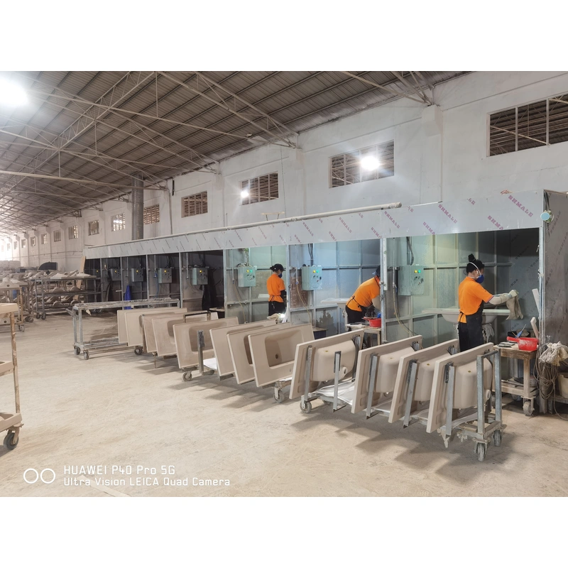 Drybody Polish Booth in factory