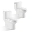 CUPC One piece WC Pan with Round Water Tank