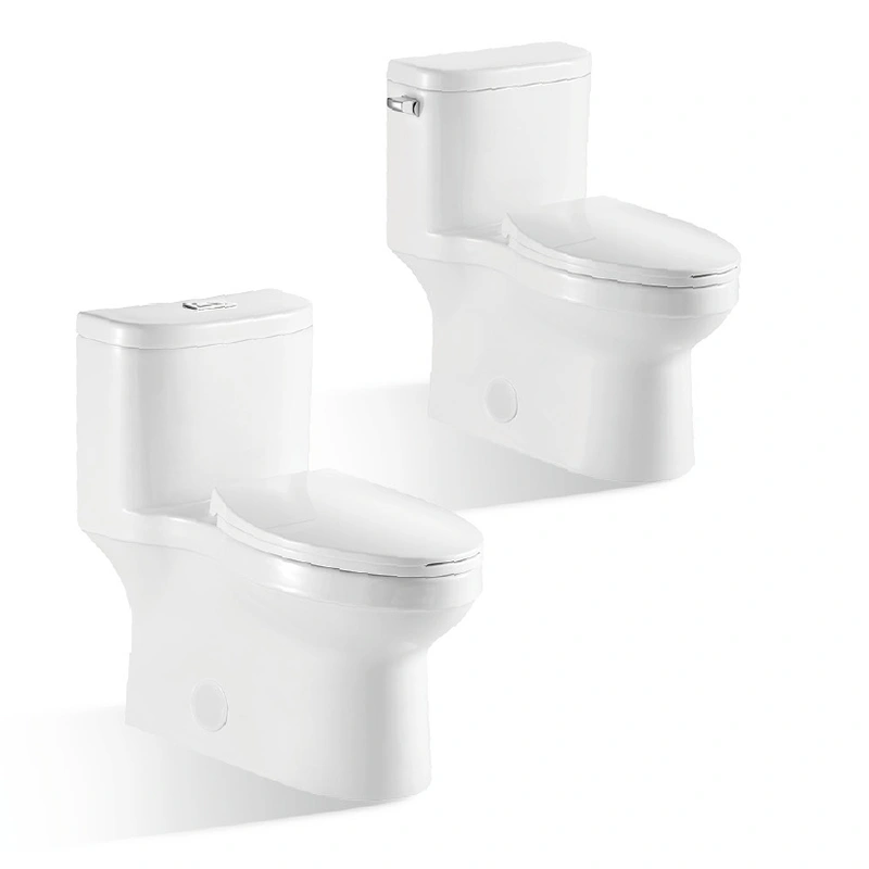 CUPC One piece WC Pan with Round Water Tank