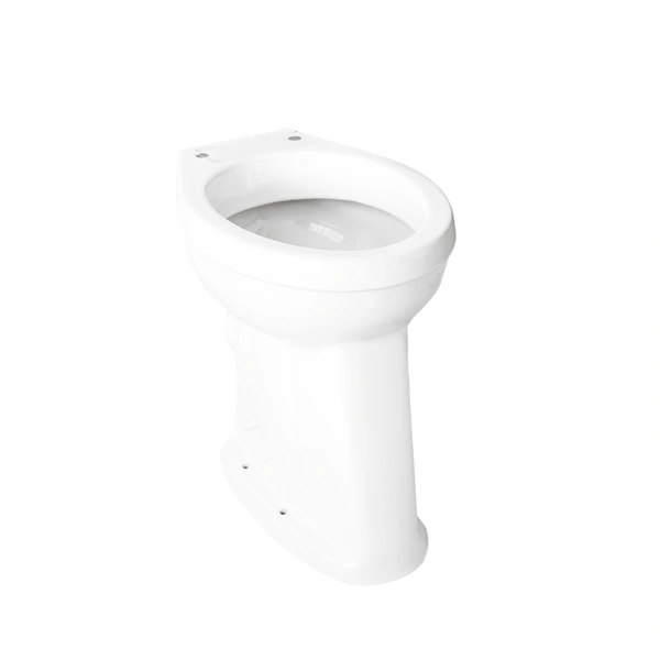 Modern round comfort height Back-to-Wall Toilet Bowl