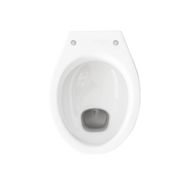 Modern round comfort height Back-to-Wall Toilet Bowl