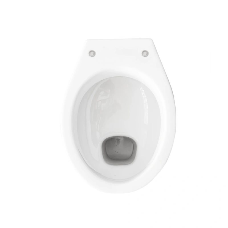 Modern round comfort height Back-to-Wall Toilet Bowl
