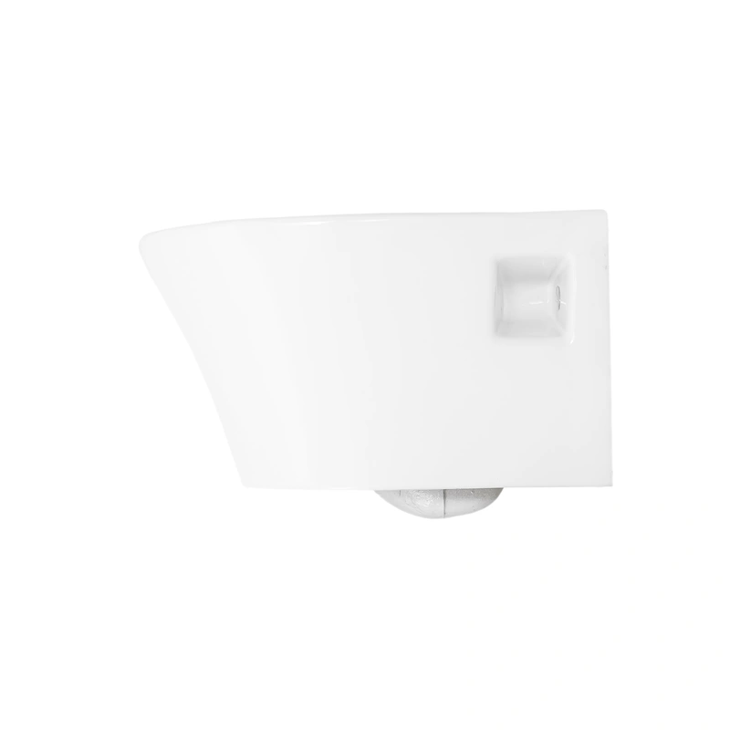 Ceramic Rimless Wall Hung Toilet With P-trap