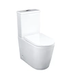 Bathroom WC ceramic washdown P-trap 180mm close coupled toilet
