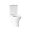 Comfort Height Close Coupled Bathroom Toilet + Soft Close Seat