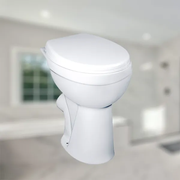 White Ceramic Floor Standing BTW Toilet