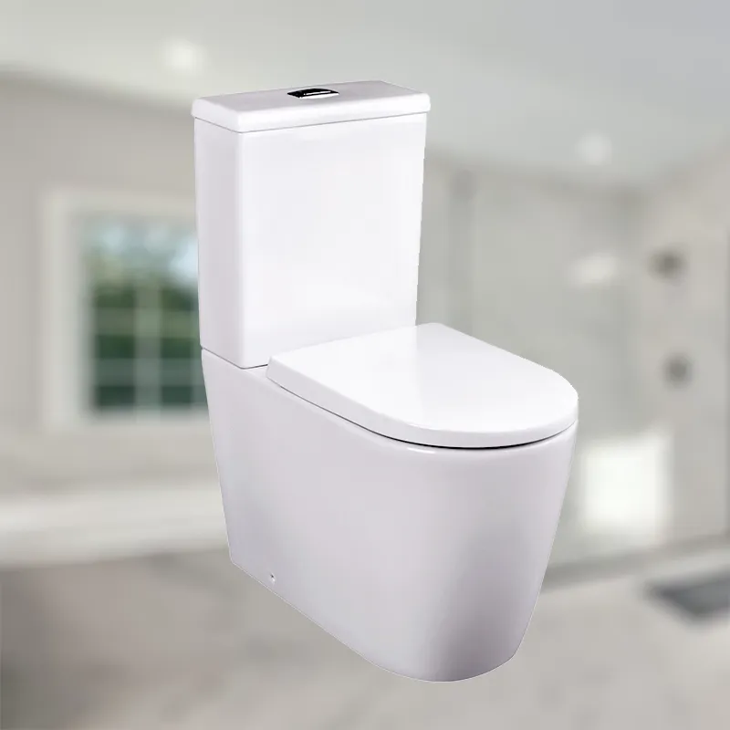 Luxury Rimless Comfort Close Coupled Toilet