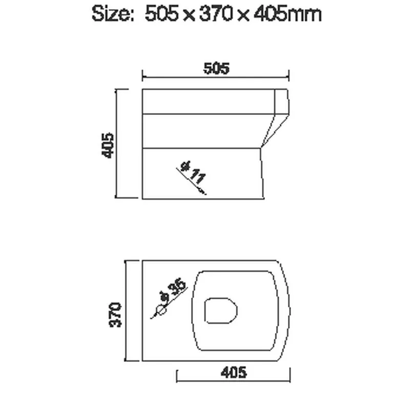 Square Luxurious Type Bisets HB1900A