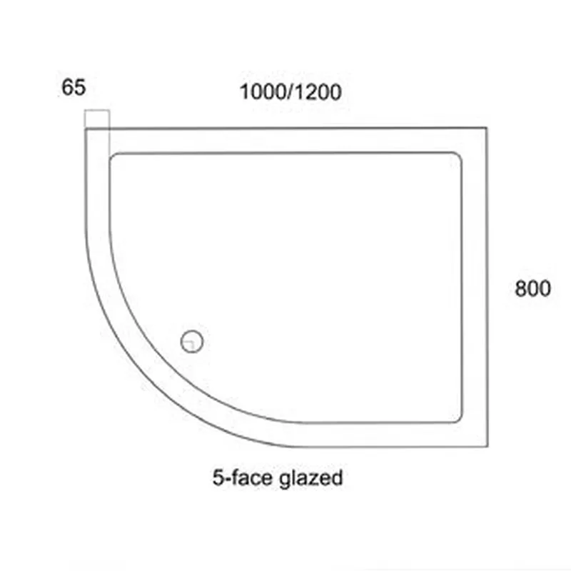 Hot Sale Bathroom Luxury High Quality FFC Shower Tray
