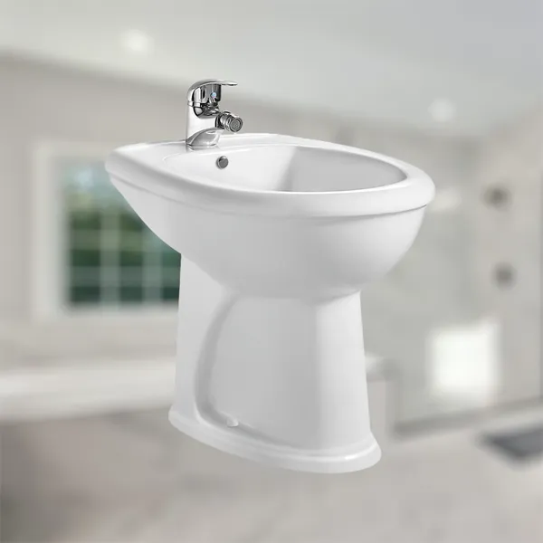 Oval Glossy White Bidets for Bathroom 