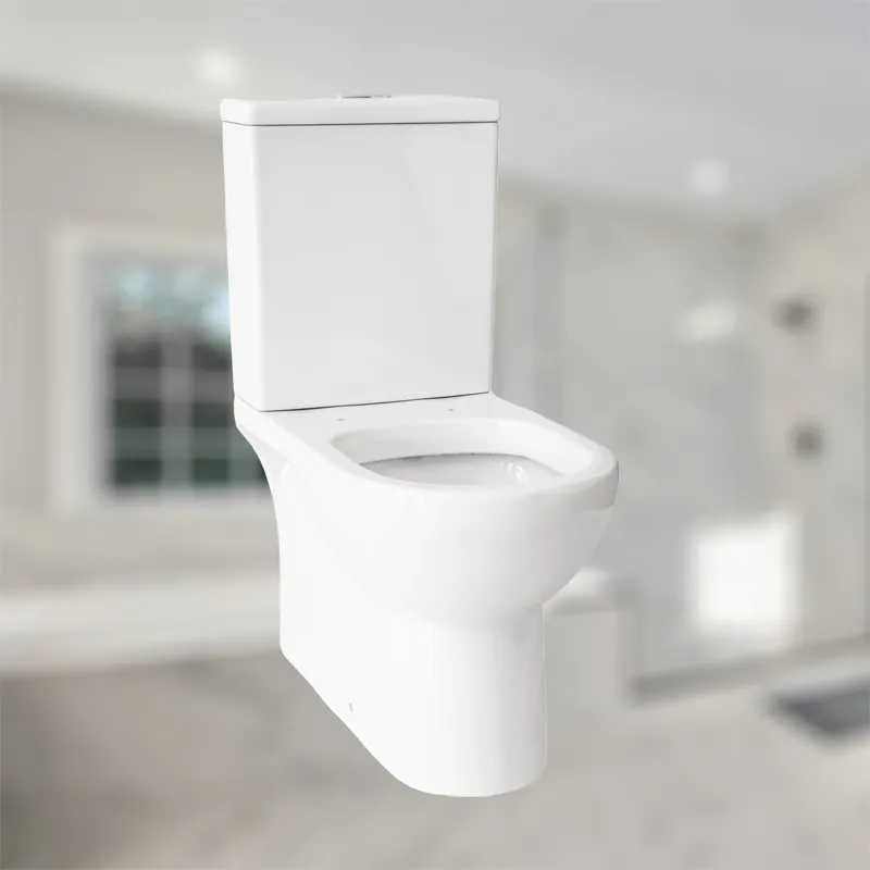 Comfort Height Close Coupled Bathroom Toilet + Soft Close Seat