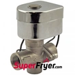 Solenoid valve for pressure fryer