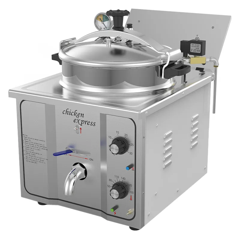 Chicken Express Pressure Fryer Broasted Machine China Manufacturer