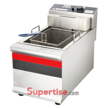 Supertise 2 Baskets French Fries Chips Chicken Frying Machine Electric Deep Fryer For Sale
