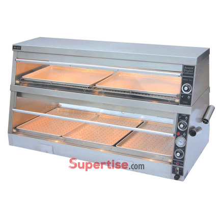 Supertise Double Humidified Chicken Display Warmer Cabinet vitrine HCW5 Food Hot Showcase Food Warmer