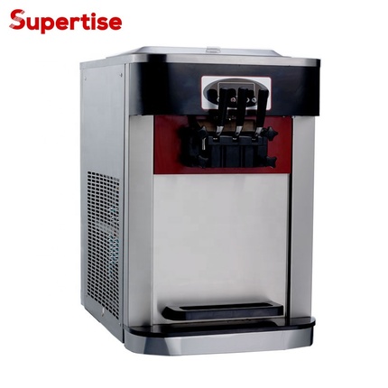 Supertise Commercial New Design Industrial Chinese Auto Pre-cooling 18-22L/H Clean Summer Soft Ice Cream Machine