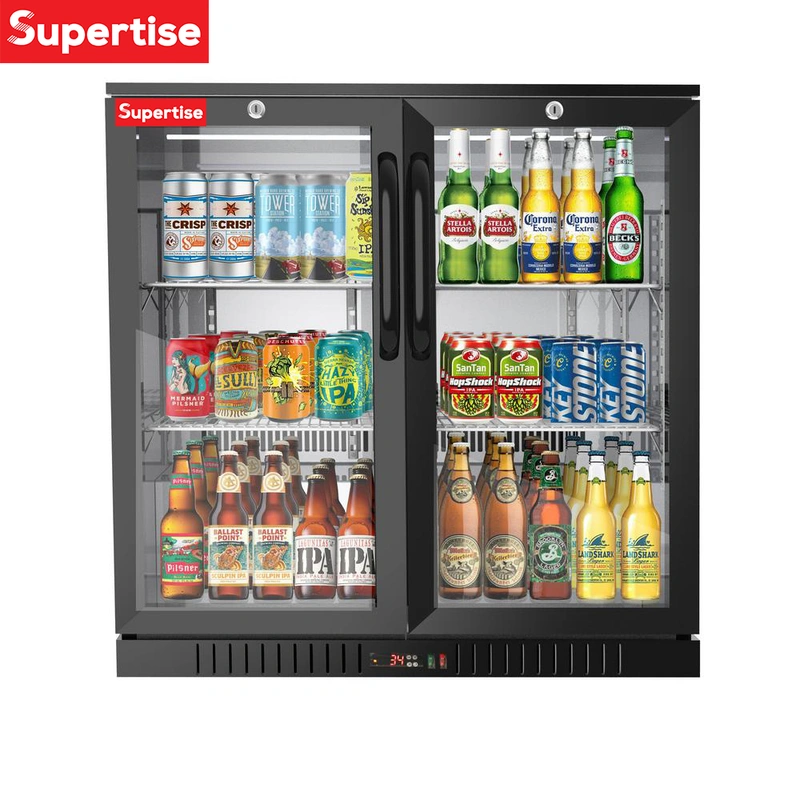  beer display cooler refrigerator under back bar beer cooler