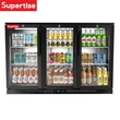 Beer Fridge Display Refrigerator Glass Drink Back Bar Cooler