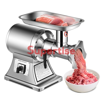 Supertise Italy aluminium electric chicken meat mincer butcher meat grinder heavy duty meat beef cutting mincer machine