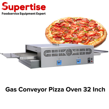 Supertise 32“ Industrial horno de banda pizza LPG Gas Pizza Oven Conveyor Band Pizza Oven Bakery Restaurant Price