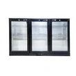 Beer Fridge Display Refrigerator Glass Drink Back Bar Cooler