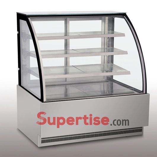 Supertise cake/salad/pizza fridge showcase sobro fridge sliding door refrigerator for coffee shop or bakery shop
