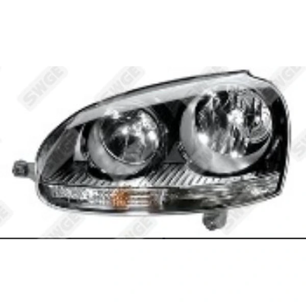 FOR  GOLF V 03-08  Head Lamp R-DRIVE 9PINS BLACK（E-MARK)  1K6 941 029/030T