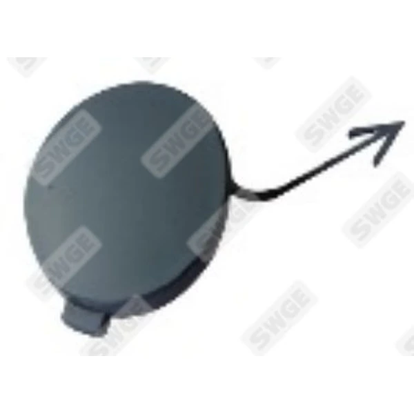 FOR VW POLO 10-14 5DFront  Bumper  Trailer cover  6RD  807  241