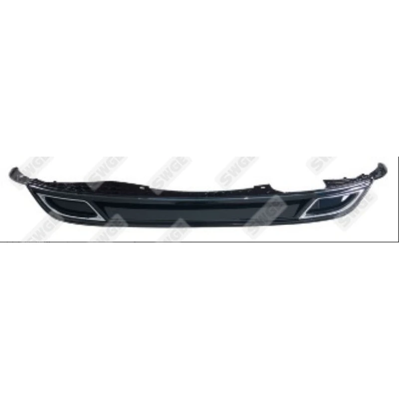FOR  VW POLO 18-  REAR BUMPER SPOILER MATERIAL PAINTED BLACK  2G6 807 568 G