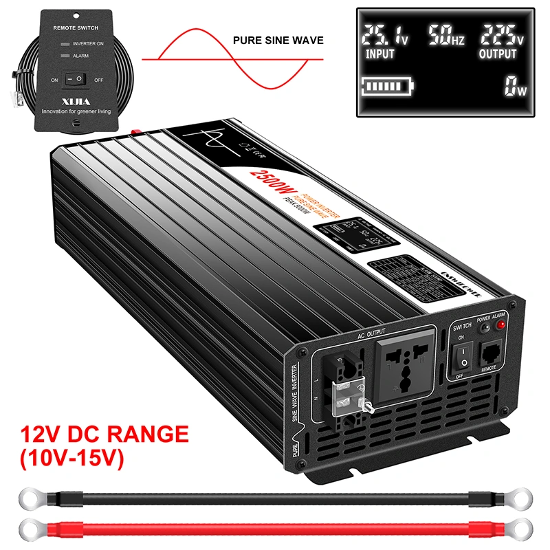 純粋な正弦波インバーター 12v から 220v