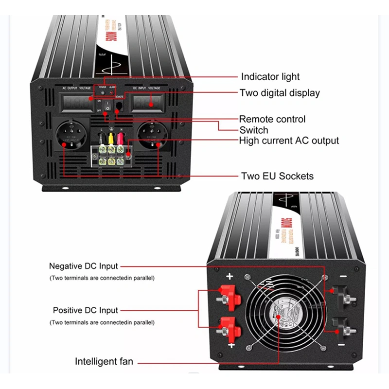 5000 W reiner Sinus-Wechselrichter