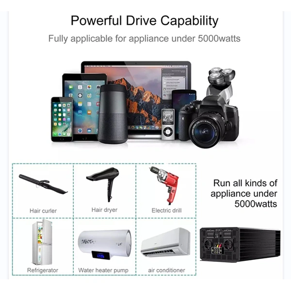 5000 W reiner Sinus-Wechselrichter