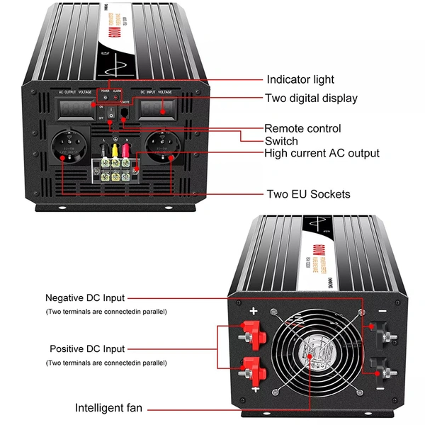 6000w pure sine wave inverter