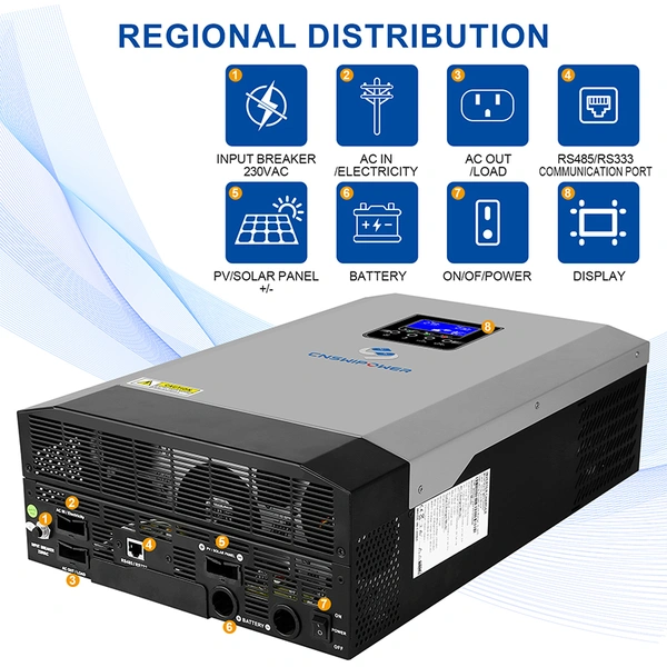 15kw hybrid solar inverter single phase