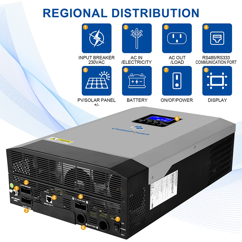 15kw hybrid solar inverter single phase