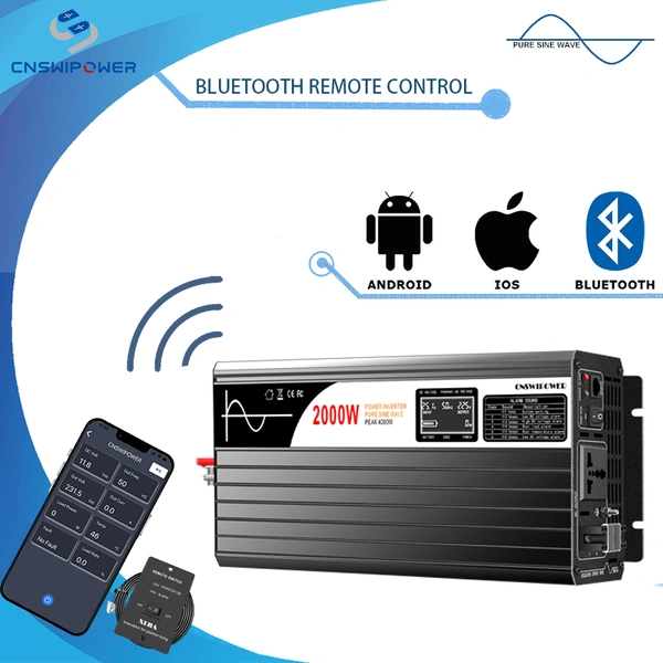 Onda sinusoidal pura del inversor de 2000 vatios