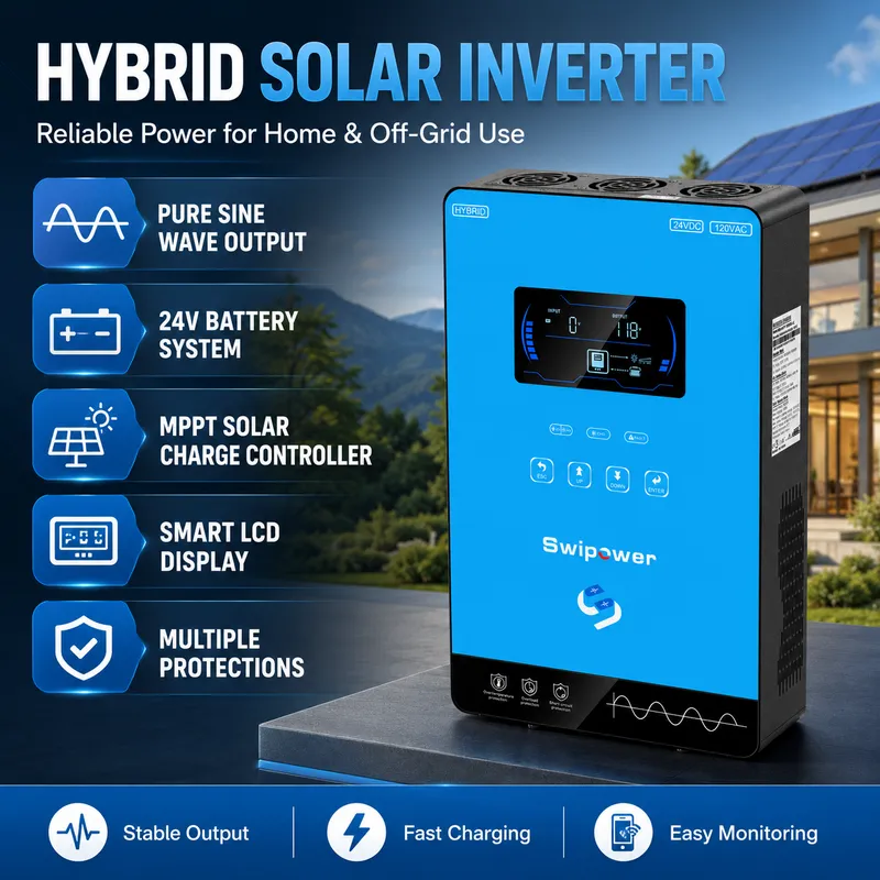 4kw hybrid solar inverter single phase