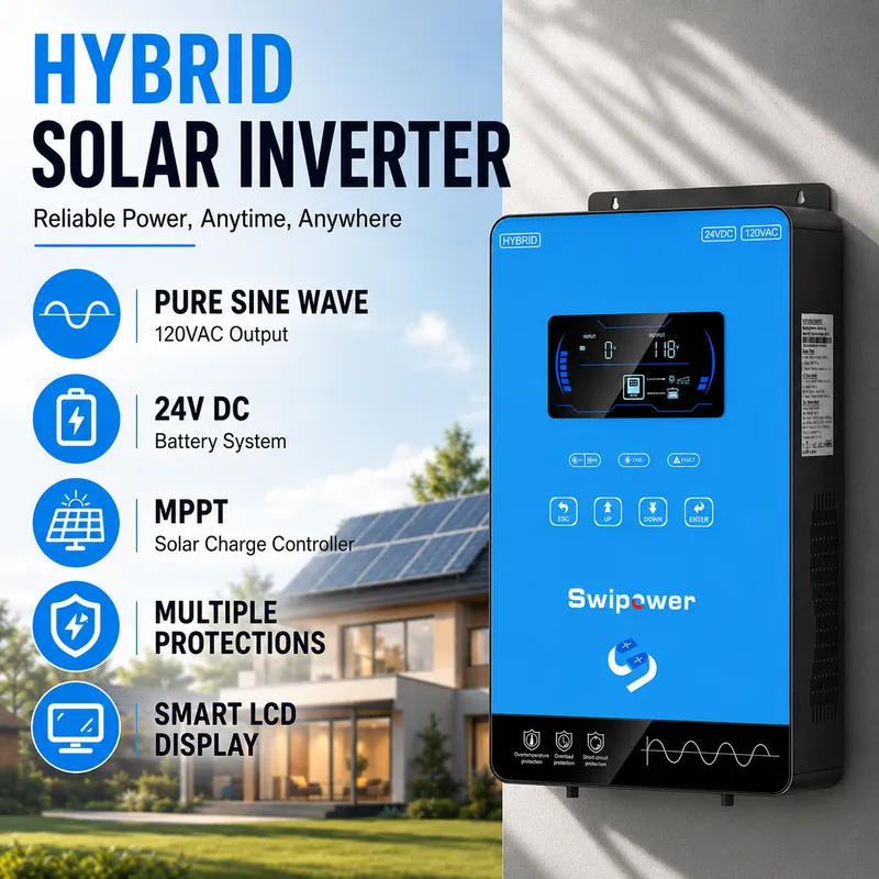 4kw hybrid solar inverter single phase