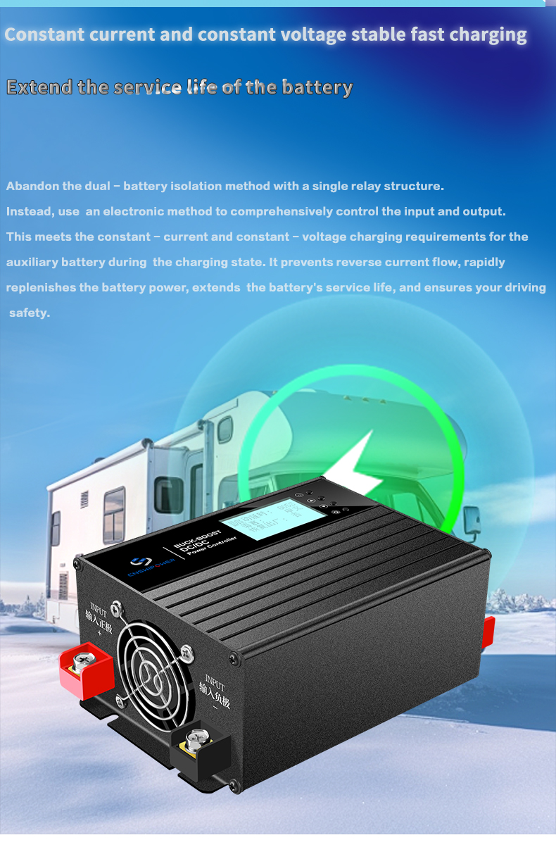 6 CNSWIPOWER 100A DC-DC Charger 12V 24V for Vehicle Dual Battery Solar 30A 60A 50V.jpg