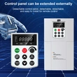 Convertidor VFD de alto rendimiento: de 0,75 kW a 2,2 kW, entrada de 220 V/380 V, múltiples aplicaciones y funciones avanzadas.