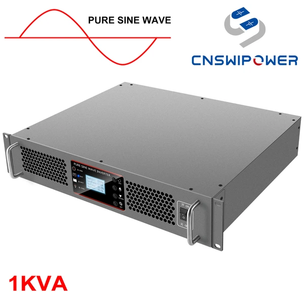 Single Phase 19-Inch Telecom Rack Mount Inverter Converter 48V DC 220V AC 1000VA Pure Sine Wave for Home Industrial Applications