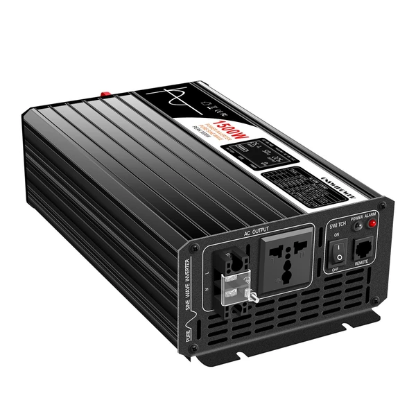 Swipower 1500W Pure Sine Wave Power Inverter: 48V DC to 220V AC, Bluetooth - Controlled, Multiple Voltage Conversion