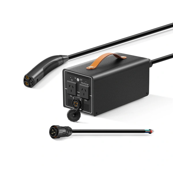 8KW Tesla V2L V2H CCS2 NACS for Australia Hong Kong  Korea V2L Power Discharger Ideal for Outdoor & Emergency Power Needs