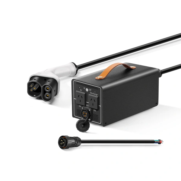 8KW Tesla V2L V2H CCS2 NACS for Australia Hong Kong  Korea V2L Power Discharger Ideal for Outdoor & Emergency Power Needs